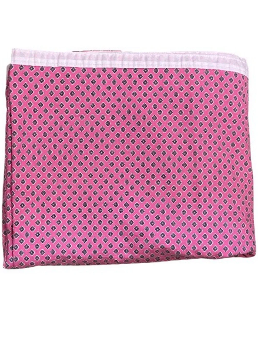 Ralph Lauren Studio Foulard Azalea Hot Pink Queen Sheet Vintage Green Tag